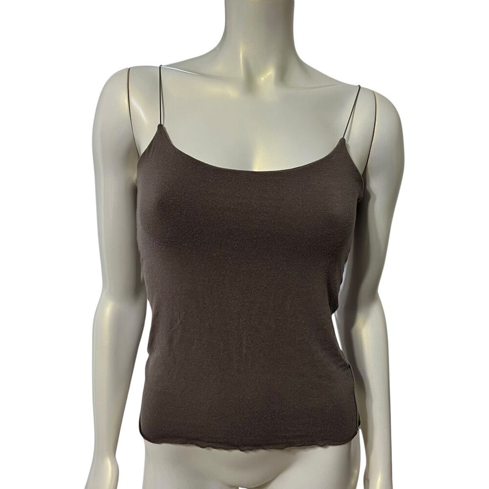 Vintage Gap Gapstretch Brown Camisole Tank Top Spaghetti Strap Women Size S